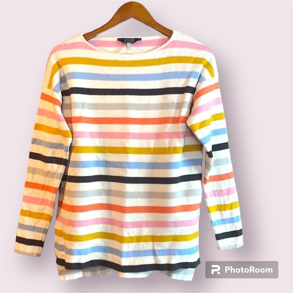 JOULES Knitwear Pastel Striped Sweater